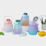 جام نی قابل حمل رنگارنگ برای دانش آموزان